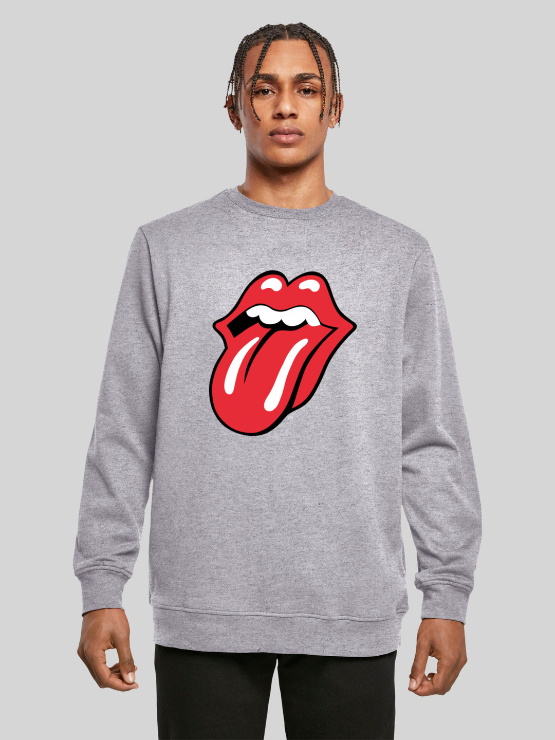 The Rolling Stones Sweatshirt – F4NT4STIC | Longsleeve Sweate Men | Tongue Classic