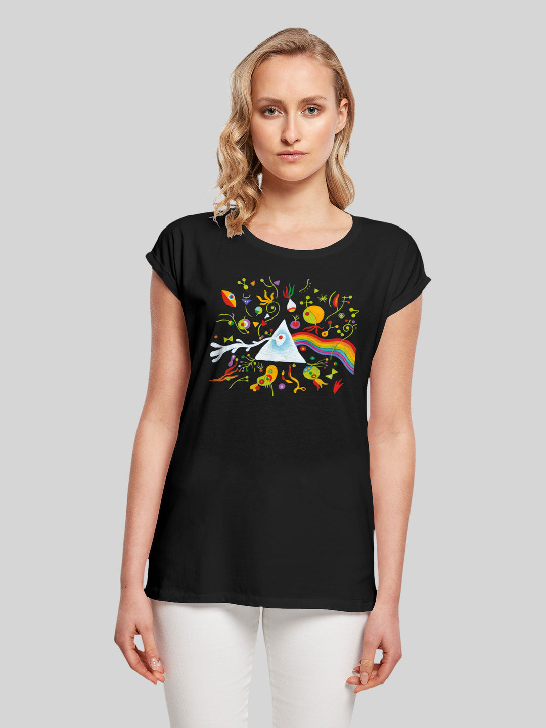Pink Floyd T-Shirt | Miro 70s Prism | Premium Short Sleeve Ladies Tee