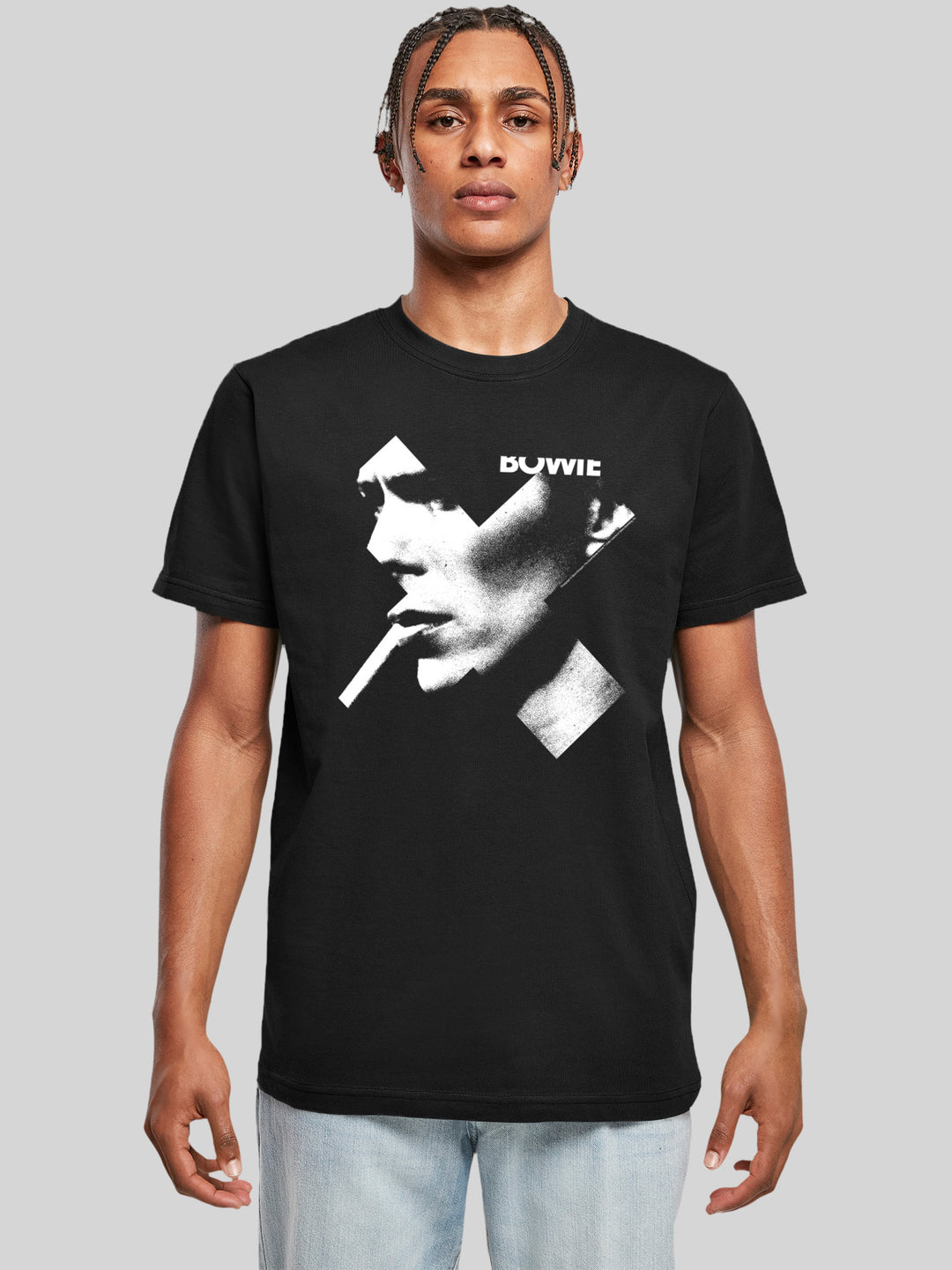David Bowie T-Shirt | Cross Smoke | Premium Herren T Shirt