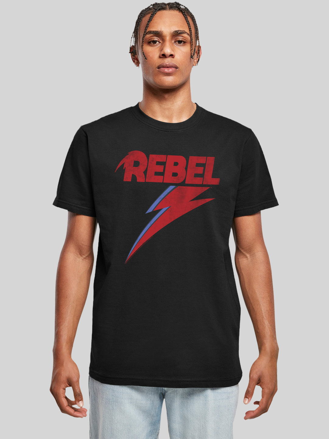 David Bowie T-Shirt | Distressed Rebel | Premium Herren T Shirt