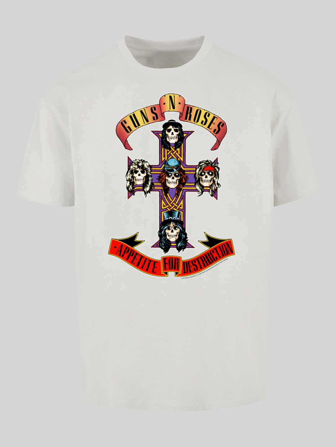 Guns 'n' Roses T-Shirt | Appetite For Destruction | Oversize Heavy Men T Shirt