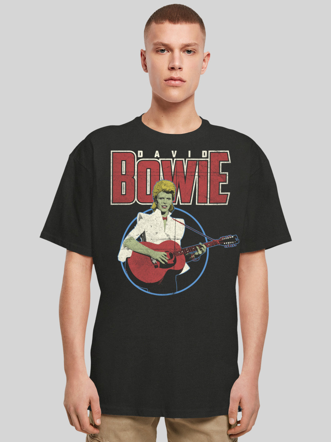 David Bowie T-Shirt | Acoustic Bootleg | Oversize Heavy Herren T Shirt