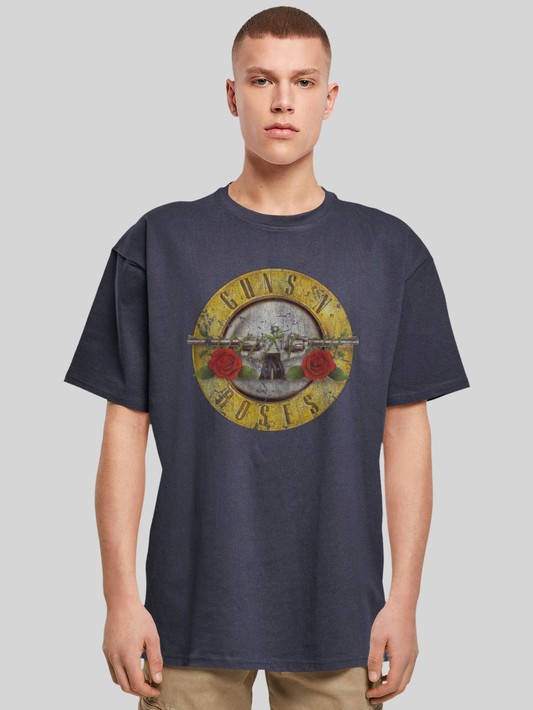 Guns 'n' Roses T-Shirt | Vintage Classic Logo | Oversize Heavy Men T Shirt