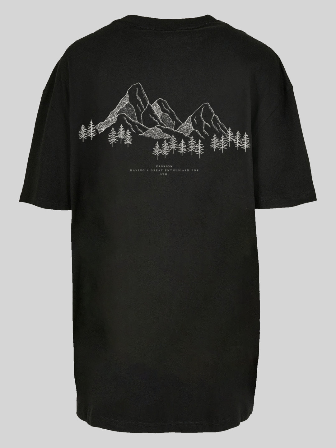 Mountains | Damen Oversized T-Shirt