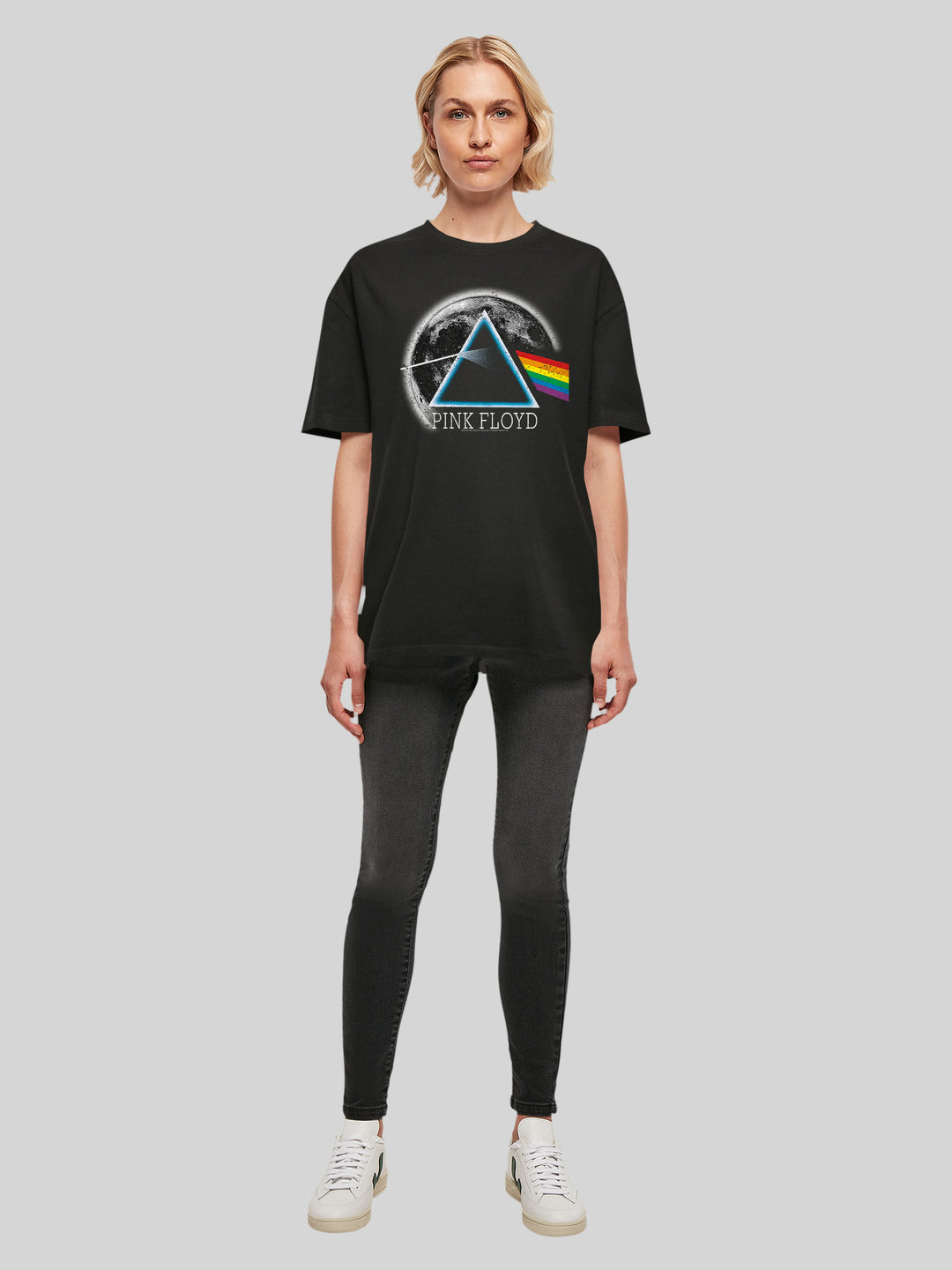 Pink Floyd T-Shirt | Dark Side of The Moon | Damen Oversize Boyfriend T Shirt