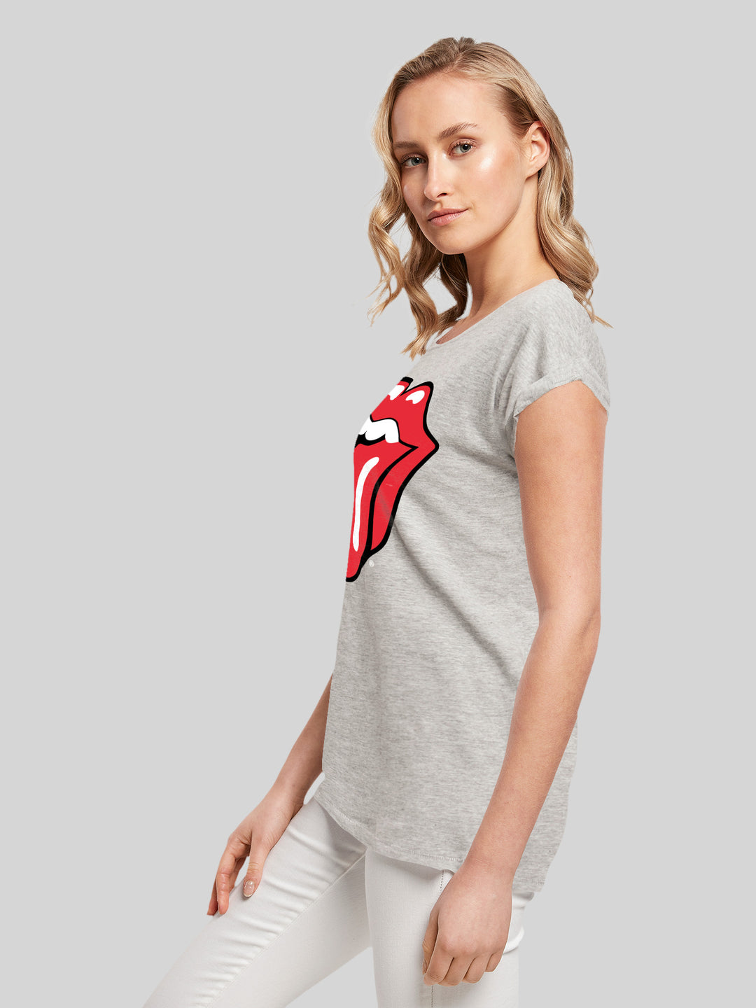The Rolling Stones T-Shirt | Premium – Sleeve Lad Short Classic F4NT4STIC Tongue 