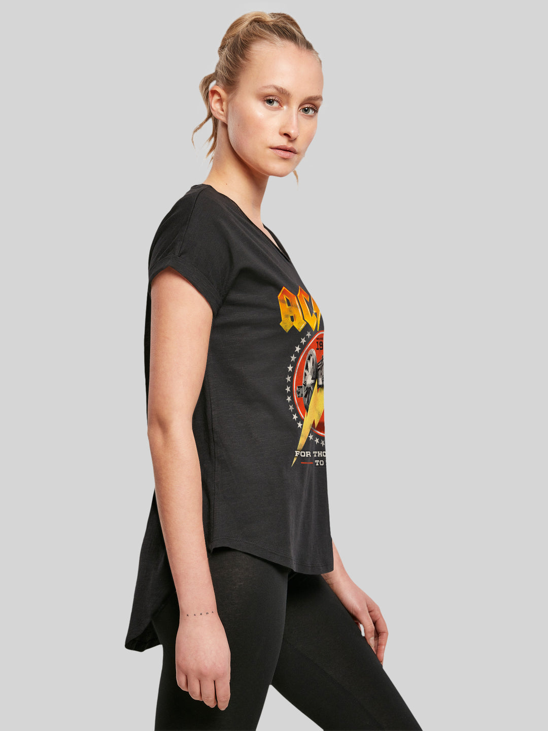 ACDC T-Shirt | For Those About To Rock 1981 | Premium Long Ladies Tee