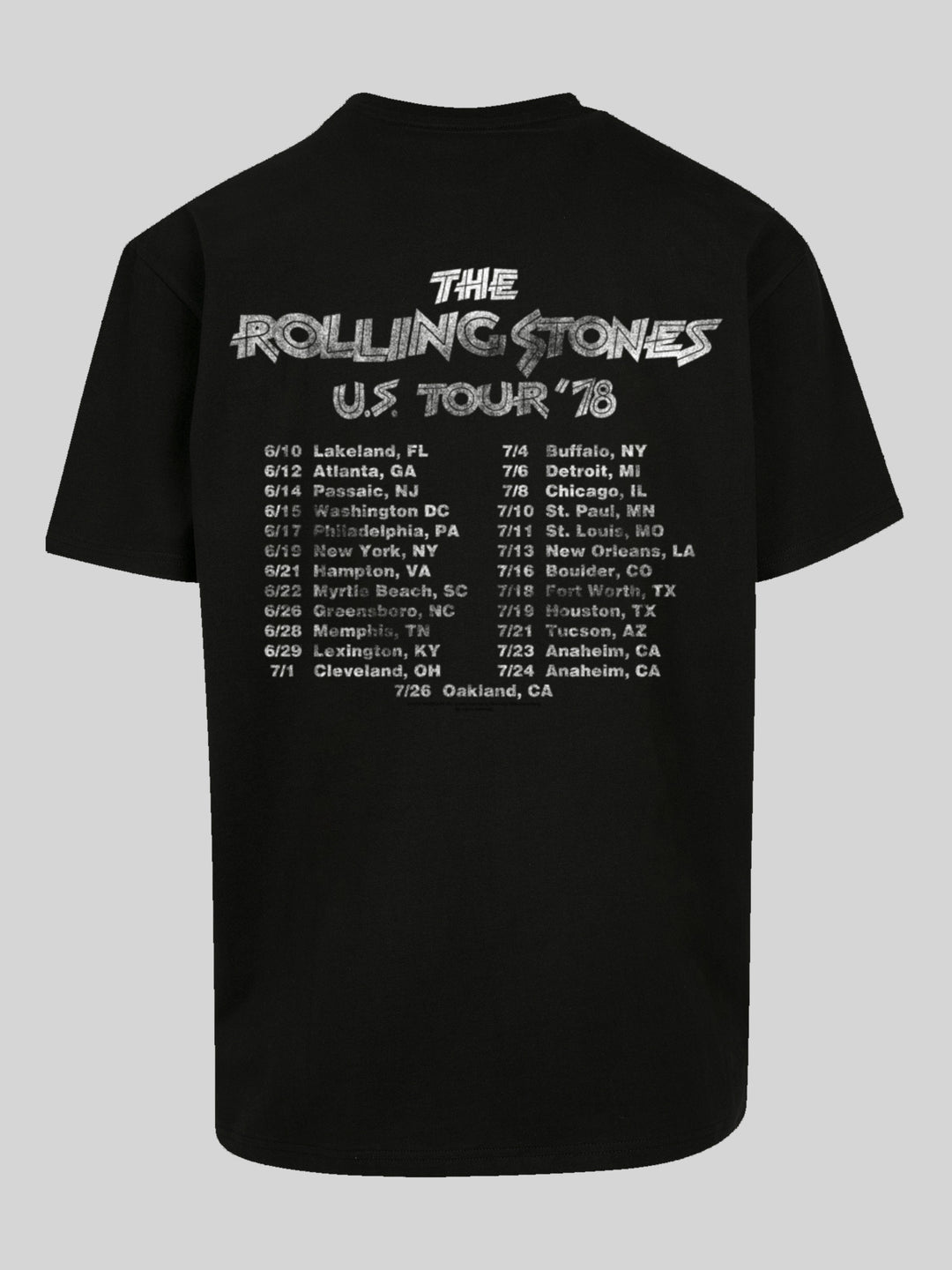 The Rolling Stones US Tour '78 | Oversize Herren T-Shirt